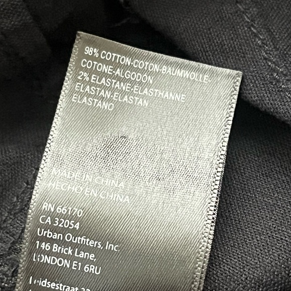 Free people Jayde high rise corduroy flare pants black NWT 27 - Picture 12 of 13